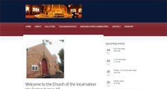 Desktop Screenshot of incarnationdc.org